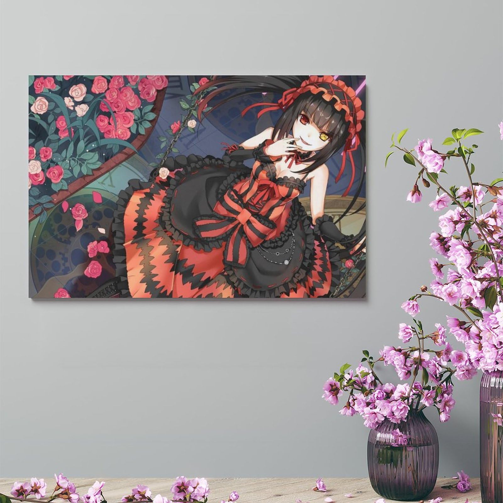 Amazon.co.jp: アートパネル デート・ア・ライブ 時崎狂三 壁掛け絵画